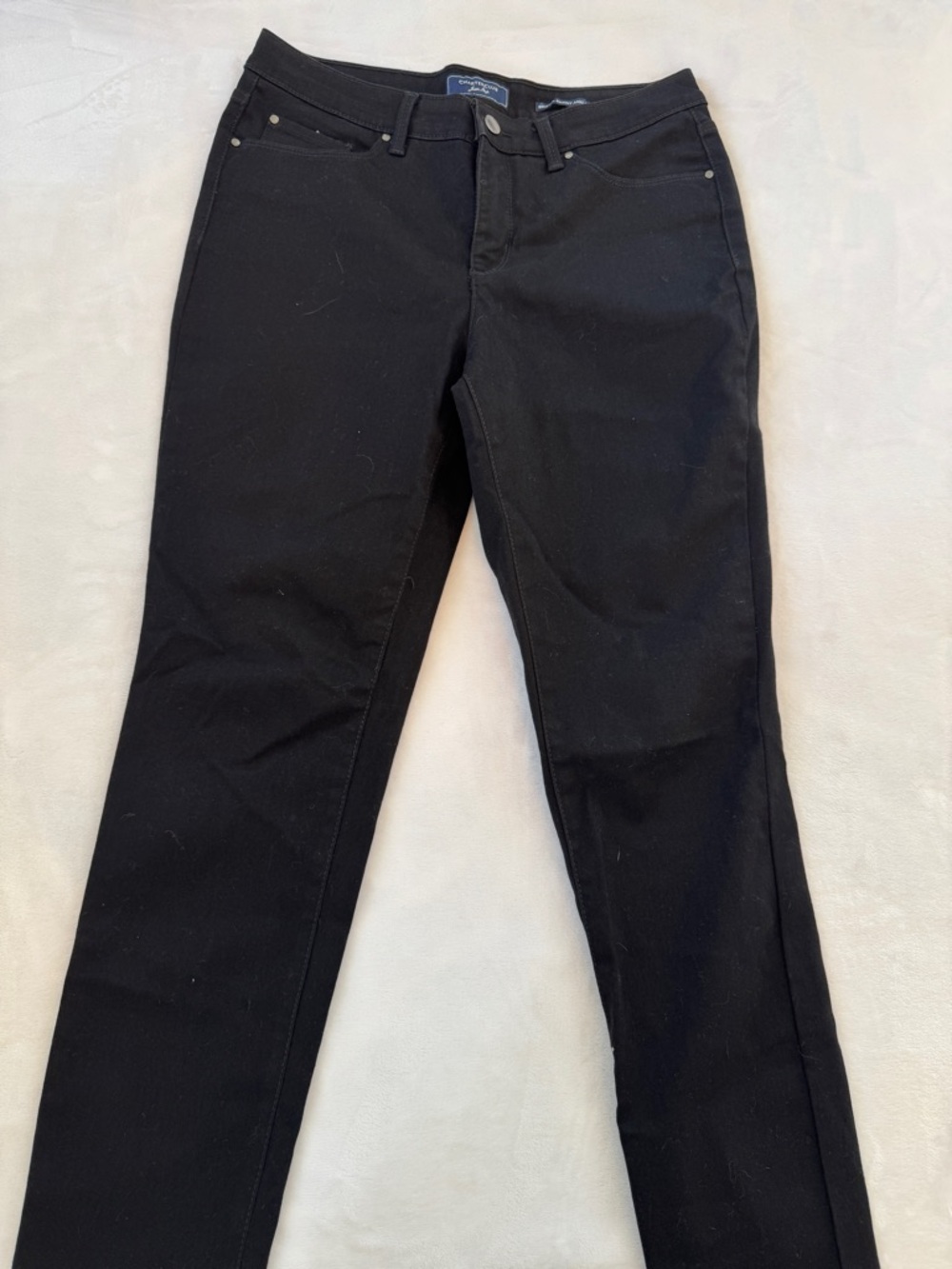 Charter Club Black Bristol Skinny Ankle Jeans Size 6